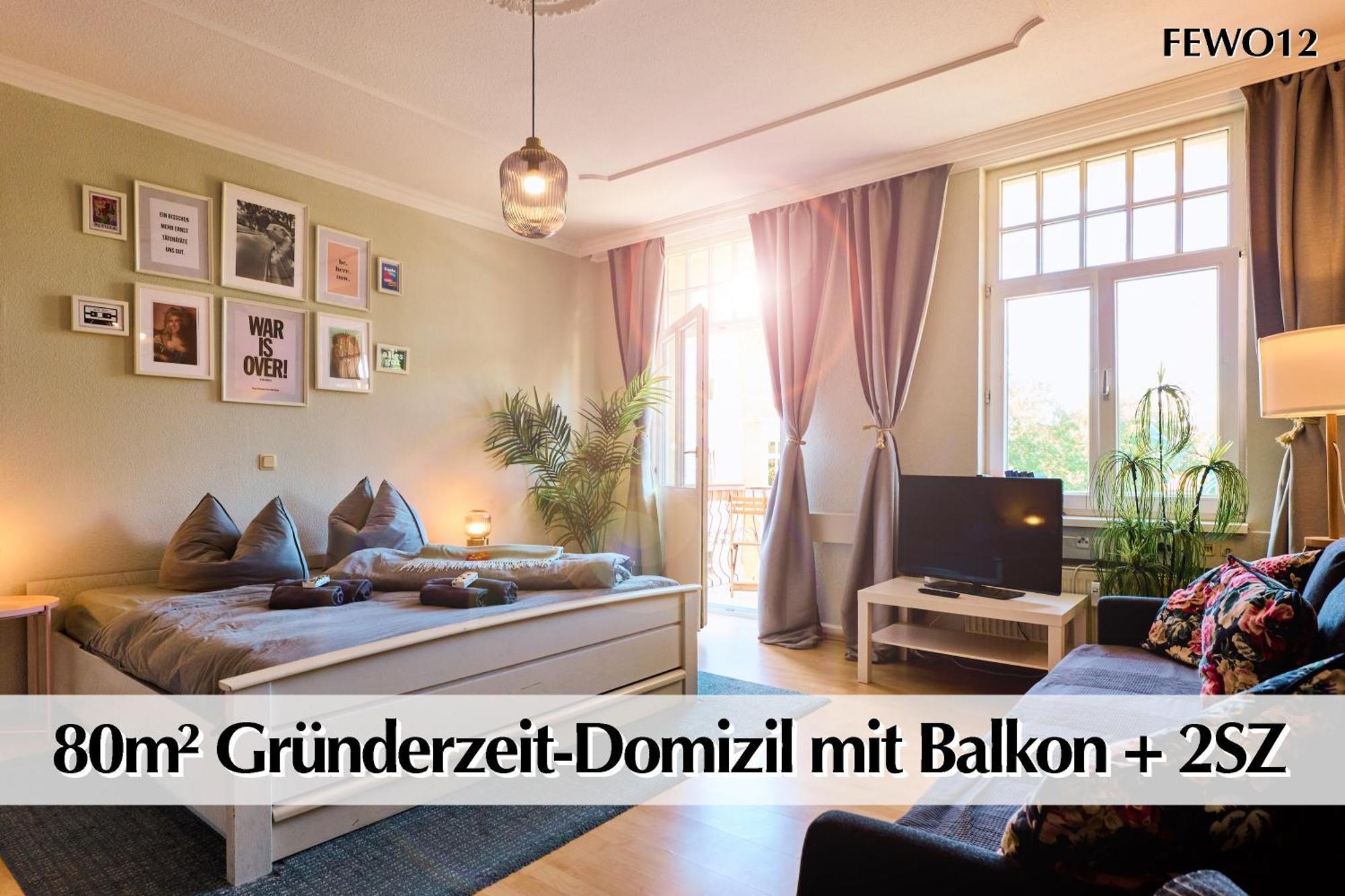 12 Fewos Im Jugendstilhaus Mit Aufzug, Terrasse, Kingsize-Bett, Smart-Tv, Etc Erfurt Extérieur photo