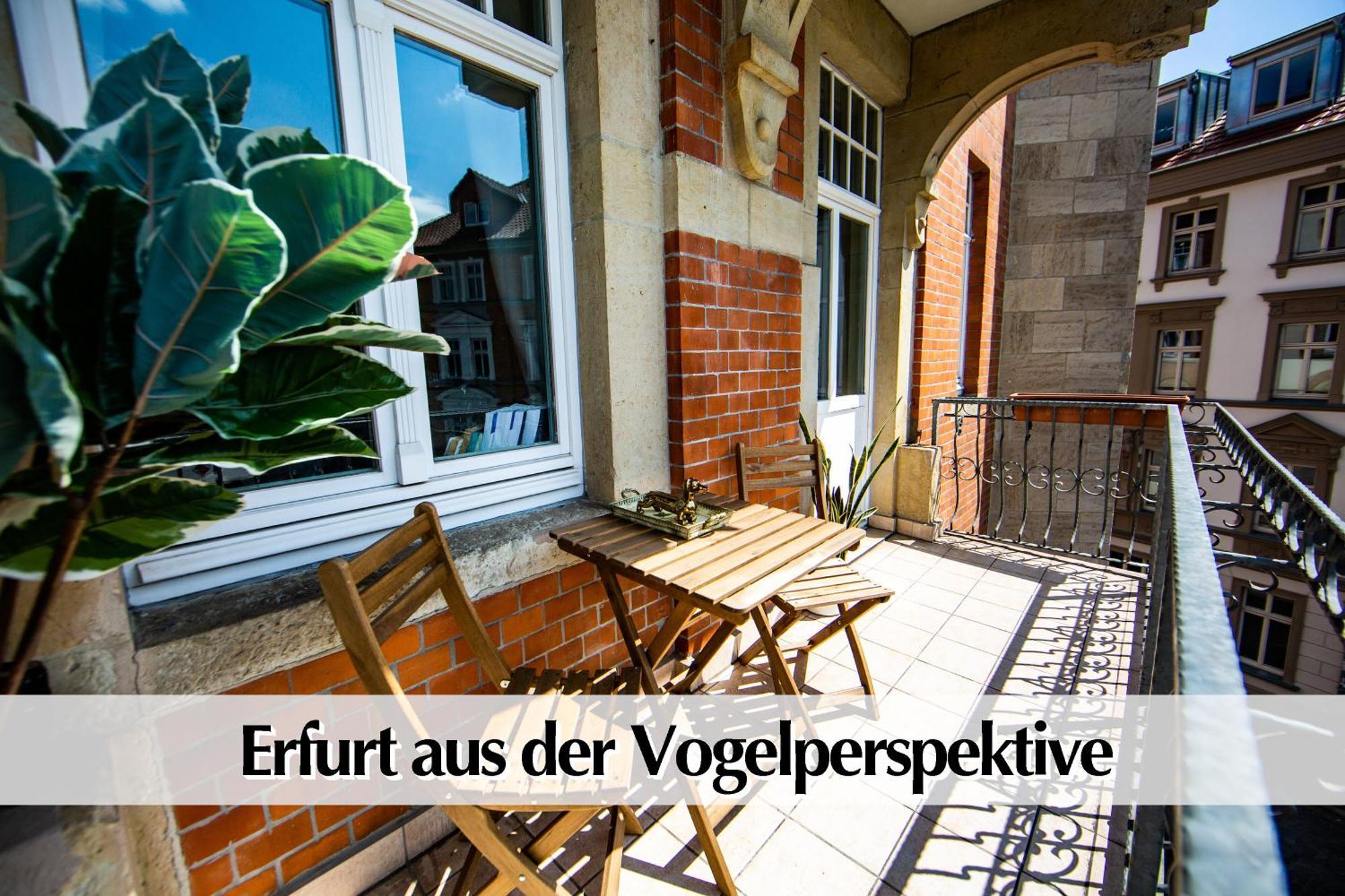 12 Fewos Im Jugendstilhaus Mit Aufzug, Terrasse, Kingsize-Bett, Smart-Tv, Etc Erfurt Chambre photo