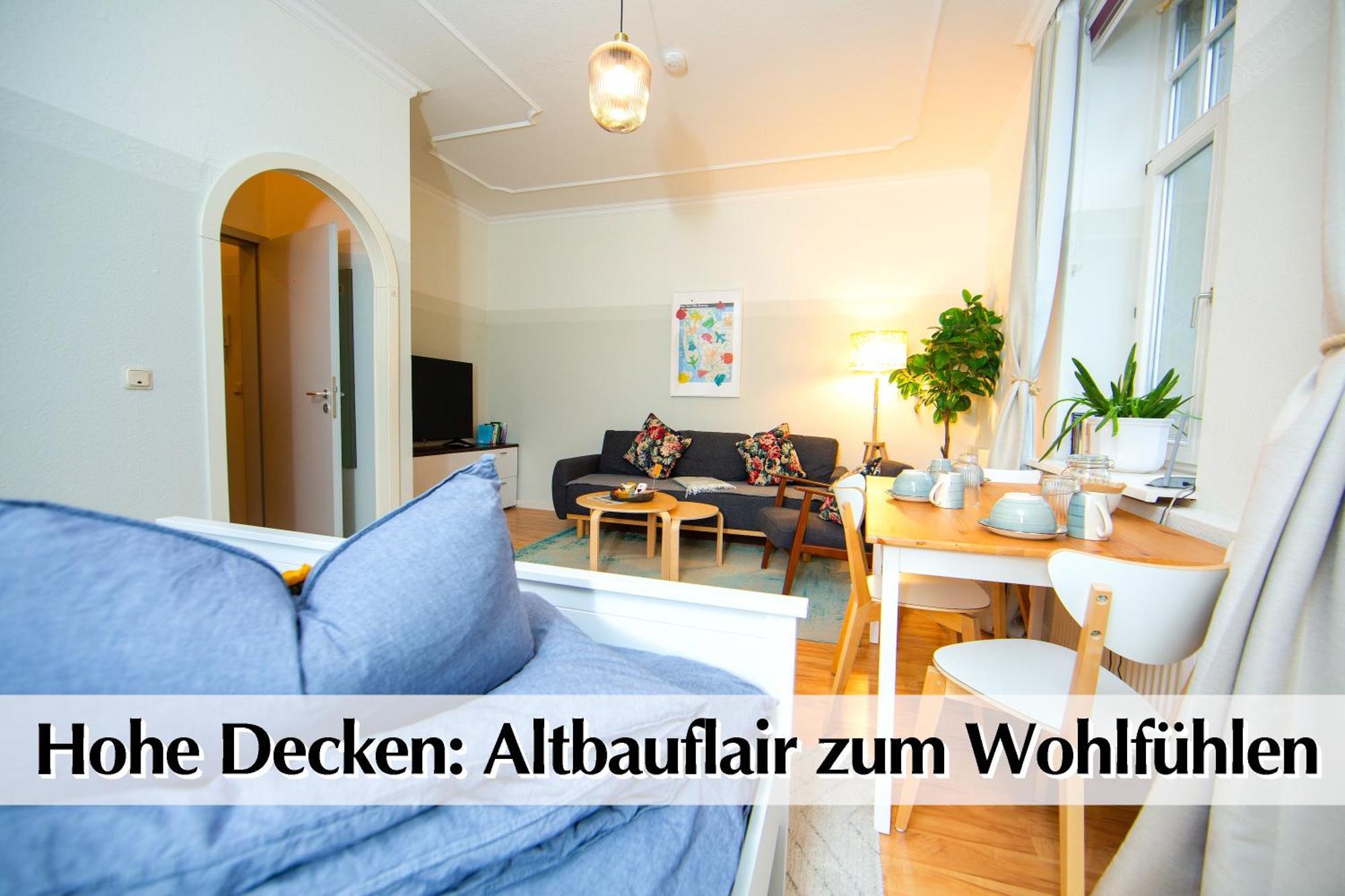 12 Fewos Im Jugendstilhaus Mit Aufzug, Terrasse, Kingsize-Bett, Smart-Tv, Etc Erfurt Chambre photo