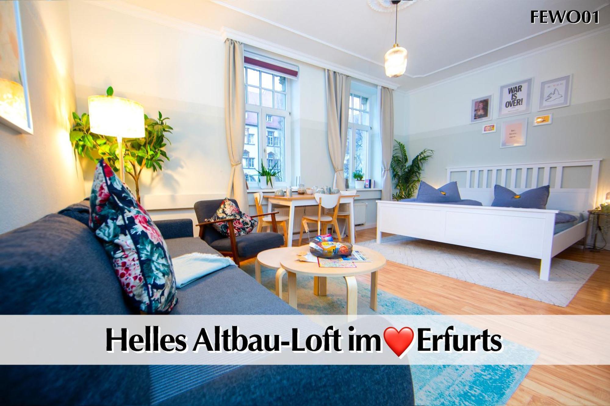 12 Fewos Im Jugendstilhaus Mit Aufzug, Terrasse, Kingsize-Bett, Smart-Tv, Etc Erfurt Extérieur photo